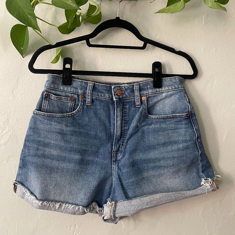 Curvy High-Rise Denis Shorts